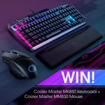Win a Cooler Master MasterKeys MK850 Keyboard & MasterMouse MM830 Mouse from PC Case Gear