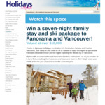 Win a Family Stay & Ski Holiday Package in Vancouver Worth Over $10,000 from Signature Media