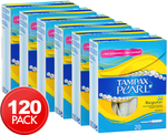 6x Tampax Pearl Regular Tampons 20pk $15 + Shipping @ Catch