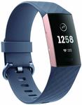 Fitbit Charge 3 Rosegold/Blue Grey, Graphite/Black $148 Shipped @ Amazon AU