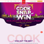 Win The Ultimate 6-Day Foodie Trip to Thailand valued at $10k plus Minor Prizes from Asian Inspirations [Purchase, Cooking]
