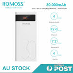 ROMOSS Sense8P+ Type C USB PD & QC3.0 18W 30000mAh Power Bank with LCD Display $33.59 + Delivery @ eBay (romoss-au)