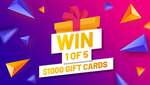 Win 1 of 5 $1,000 JB Hi-Fi/Westfield/Bunnings/Good Foods/Rebel Gift Cards from Network Ten