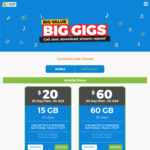 Catch Connect 365 Day Plans: 60GB $120 / 120GB $150 (Unlimited Talk & Text)