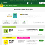 Woolworths Mobile $10 Pre-Paid Starter Kit with 11GB Data (Includes Bonus) for 30 Days + Unlimited Calls/Txts on Telstra Network