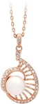 "Shelly" Necklace Rose Gold Toned with Pearl & Crystals $49 (Was $159) + $10 Post @ Wellington Jeweller via Kogan Marketplace