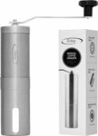 Manual Coffee Grinder Zolay Brushed Stainless Steel - $19.99 (Was $39.99) + Delivery- (or Buy 2 and Get Free Delivery) @ Zolay