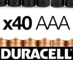 40 X Duracell AA or AAA Alkaline Batteries $17.62 + $6.95 Shipping
