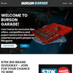 Win a Share of $70,000 Worth of Auto Gear and Tech from Burson Auto Parts