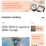 Win $500 Worth of Millie Savage Products from Fashion Journal