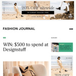 Win a $500 Designstuff Voucher from Fashion Journal
