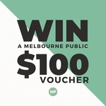 Win 1 of 5 $100 Gift Vouchers from Melbourne Public Bar (VIC)