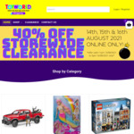 40% off Storewide Clearance + $14.99/$29.99 Delivery ($0 QLD C&C) @ Kingaroy Toyworld