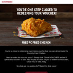 Free 1 Pc Chicken for Red Royalty Members @ Red Rooster