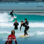 25% off Learn to Surf Lessons: Adult $66.75 (Was $89) @ URBNSURF