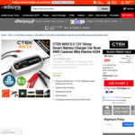 CTEK MXS 5.0 Battery Charger $99 Delivered @ Edisons