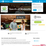 3-5% off Woolworths Group Gift Cards (3% off WISH Cards, 4% off Woolworths, 5% off BIG W, BWS, Dan Murphy's) @ Student Edge