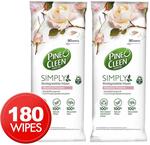 2x 90pk Pine O Cleen Simply Biodegradable Disinfectant Wipes Meadow Flowers $3.60 + Shipping (Free with Club) @ Catch