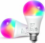 meross Smart Wi-Fi RGB LED Bulb, E27 Light Bulb $19.51 + Delivery ($0 with Prime/ $39 Spend) @ meross Amazon AU