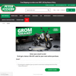Win a 2021 Honda Grom Motorcycle Worth $4,796 from Peter Stevens Motorcycles