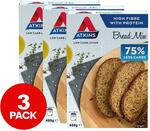 3 x Atkins Low Carb Multi-Seed Bread Mix 400g $6.99 (Short Dated) + Postage / $0 with OnePass @ Catch