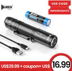 Wuben C3 LED Rechargeable Flashlight USB C - US$16.99 (~A$22.84) Delivered @ Hekka