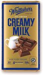 Whittaker's Creamy Milk Chocolate Block 250g $4 (Min Qty 3) + Delivery ($0 with Prime/ $39 Spend) @ Amazon AU