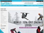 Surfstitch Bonus 20% off Items in SNOW Category