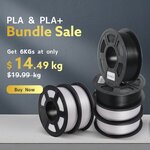 PLA or PLA+ 3D Printer Filaments, 6kg US$86.94 (~A$125.52, Equivalent of A$20.92/kg) & Free Shipping @ Sunlu