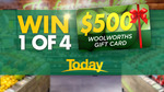 Win 1 of 4 $500 Woolworths Vouchers from Nine Entertainment