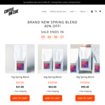 40% off Spring Blend Coffee Beans 1kg $31.80 Delivered ($0 VIC C&C) @ Coffee on Cue