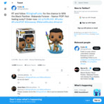 Win a Black Panther: Wakanda Forever - Namor POP! from Funko