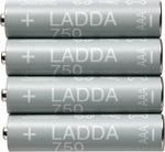 IKEA LADDA Rechargeable Batteries AAA 750mAh $10/4 Pack (RRP $12/4 Pack) @ IKEA