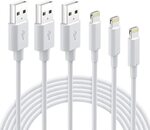 Lightning to USB-A MFi Certified Cables 3 Pack (1m, 2m, 3m) $4.46 + Delivery ($0 Prime/ $39 Spend) @ Tangfang via Amazon AU