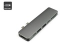 Kogan 7-in-1 USB C Pass-Through Hub with 4K 30Hz HDMI (Space Grey) $7.99 (RRP $94.99) + Delivery ($0 with Kogan First) @ Kogan