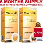 Minoxidil Extra Strength 5% Hair Regrowth Treatment 6 Month Supply $58.99 Delivered @ PharmacySavings