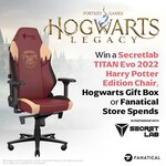 Win a Secretlab TITAN Evo 2022 Harry Potter Edition Chair or 1 of 26 Minor Prizes from Fanatical