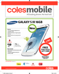 Coles Mobile 7" Tablet Android 4.0 Introductory Offer Coles Gungahlin $99