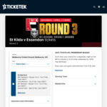 [VIC] St Kilda v Essendon AFL Adult General Admission $15 + $3.50 Fee - MCG, Sat 1 April 7:25pm @ Ticketek