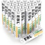 EBL 20 Pack AAA Rechargeable Batteries Ni-MH 1100mAh $31.69 + Delivery ($0 with Prime/ $39 Spend) @ EBL Stores-AU via Amazon AU