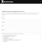 Win a Revolvashade Classic Umbrella Worth $4,000 from Revolvashade