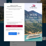 Win a 10-Day Empires of The Mediterranean Voyage for 2 Worth $18,390 from Viking Cruises [Flights Not Included]