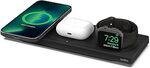 [Back Order] Belkin 3-in-1 Wireless Charging Pad with Magsafe (Black Only) $109 Delivered @ Amazon AU