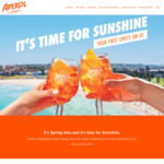 Aperol Spritz 100% Cashback for Purchase at a Licensed Venue (up to $21, MYY App Required, up to 2 Claims, 1 Claim Per Day)