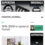 Win a $500 Fazeek Voucher from Fashion Journal