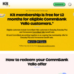 [Android, iOS] Free 1-Year Subscription to Kit App (Financial Literacy for Children) for Eligible Commbank Yello Customers