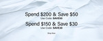 $30 off Everything with Minimum $150 Spend + $10 Delivery ($0 with $100 Order) @ Castore