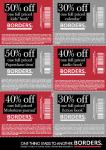Borders 30-50% off Selected Books