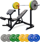 Impact Fitness BP7 + 120kg Olympic Pro Coloured Bumper Set $1350 + Freight ($0 C&C) @ Dynamo Fitness