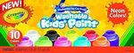 10pc Crayola Washable Neon Paint Set Non-Toxic Water Based $6.40 (RRP $17) + Delivery ($0 with Prime/ $59 Spend) @ Amazon AU